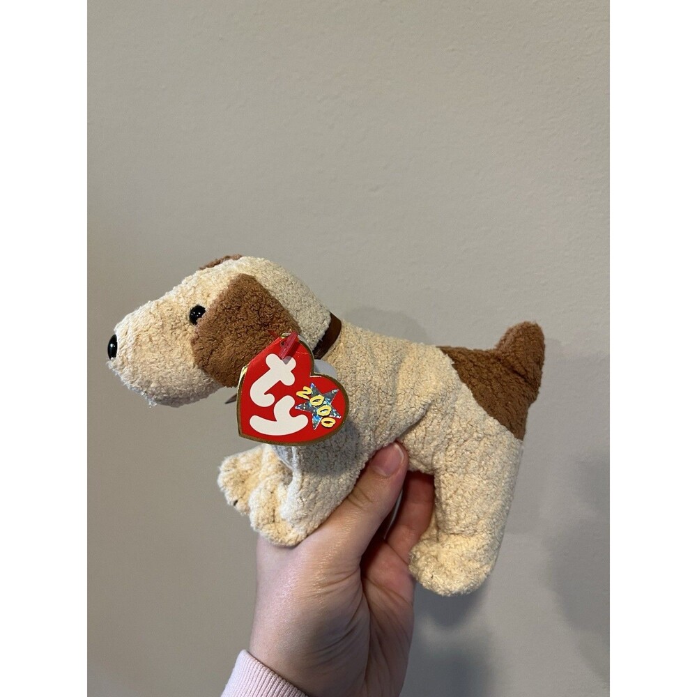 Ty Beanie Baby Rufus the Dog February 28, 2000 Mint Condition Retired With Tags